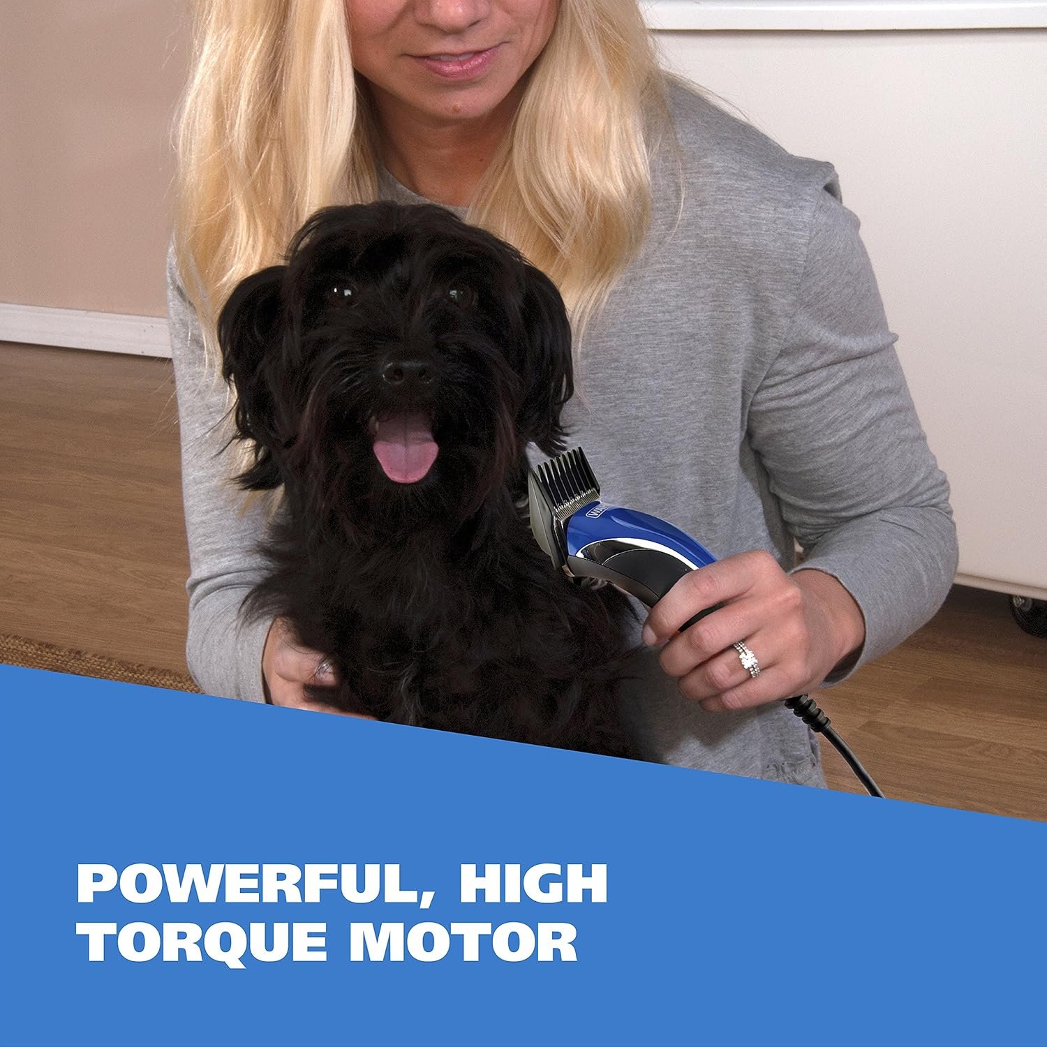 Wahl USA Pro-Grip Pet Grooming Corded Clipper Kit - Clipper for Small to Large Dogs – Electric Dog Clipper for Eyes, Ears, & Paws - Model 9164 - Image 6