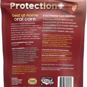 Alternative view of ARK NATURALS Protection Plus Brushless Toothpaste for Medium Breeds, 18 oz Bag, Dog Dental Chew with Toothpaste Center, Prevent Plaque & Tartar, Freshen Breath