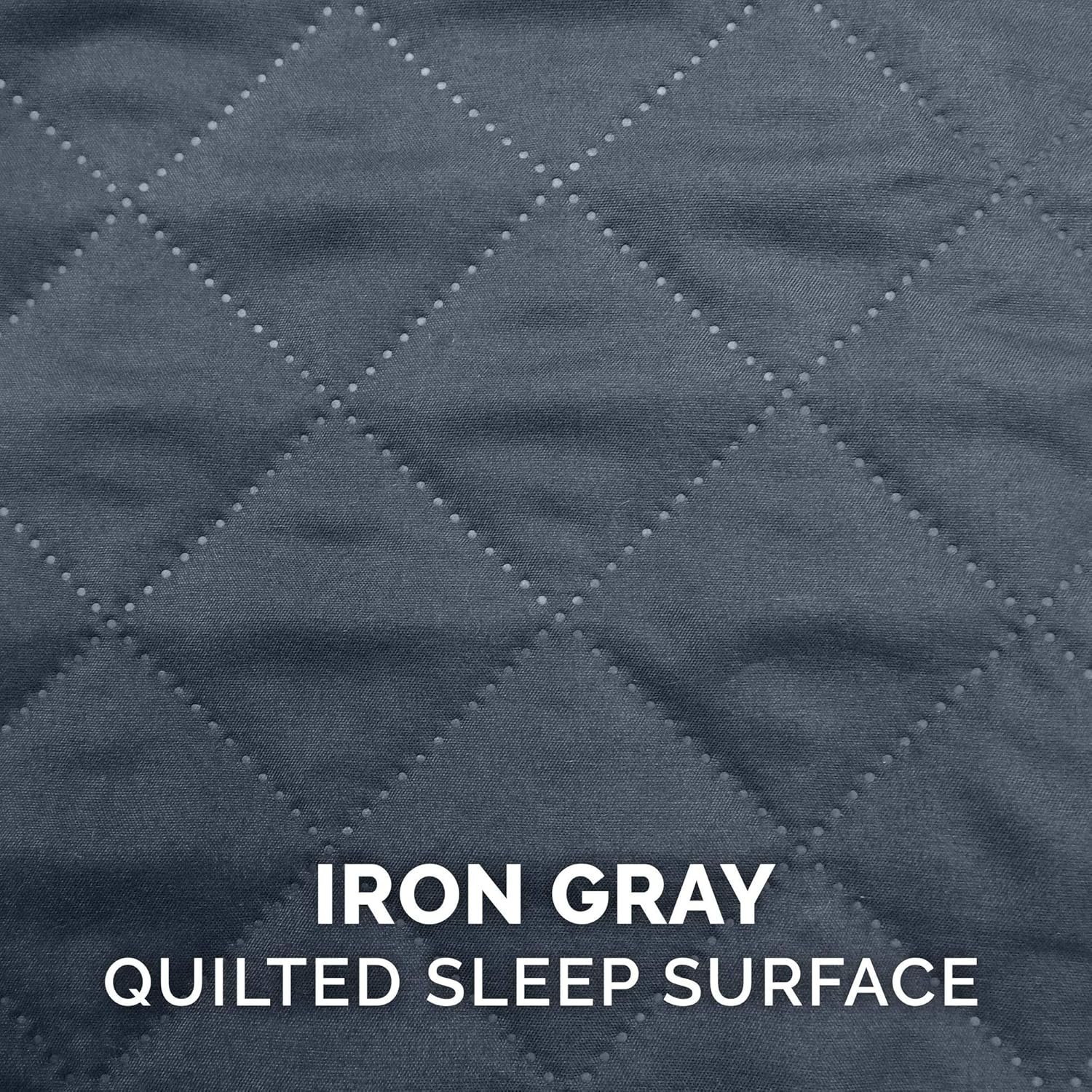 Furhaven Orthopedic Dog Bed for Large Dogs w/ Removable Bolsters & Washable Cover, For Dogs Up to 95 lbs - Quilted Sofa - Iron Gray, Jumbo/XL - Image 7