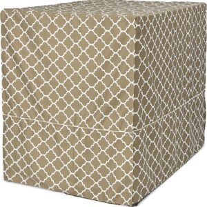 Alternative view of MidWest Homes for Pets Dog Crate Cover, Privacy Dog Crate Cover Fits Midwest Dog Crates, Crate Cover Only; Machine Wash & Dry; Brown Geo Print; 54 inch
