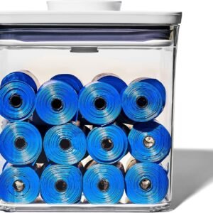 OXO Good Grips Pet POP Container – 2.8 Qt/2.6 L |Ideal for up to 3lbs of Dog Food or 2lbs of Cat Food | Airtight Dog and Cat Food Storage Container | BPA Free