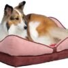 MidWest Homes for Pets MidWest Quiet Time 22-By-18-Inch Bowtie Designer Pet Bed, Pink
