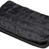 MidWest Homes for Pets Intermediate QuietTime Deluxe Black Faux Fur Pet Mat, Non-Skid Bottom, Supportive Padding for Dogs, Made for 36-Inch Crates & Kennels