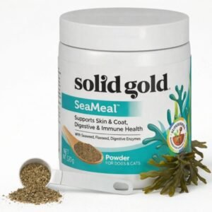Solid Gold Dog & Cat Multivitamin Powder, Omega 3 & Kelp, Skin & Coat, 5oz
