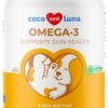 Dog Omega 3 Fish Oil Skin and Coat Supplement for Dry Skin & Allergy Relief