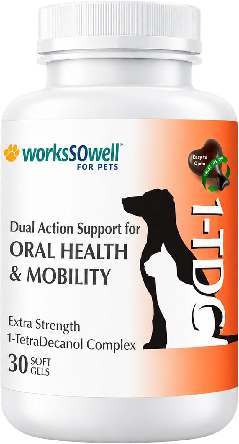 1-TDC Dual Action Joint & Gum Support Soft Gels for Dogs & Cats - 30 ct
