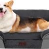 Orthopedic Waterproof Medium Dog Bed Sofa, Gel Memory Foam, 36"