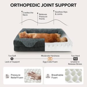 Alternative view of Orthopedic Dog Bed for Large Sized Dog, Washable XL Dog Couch Beds