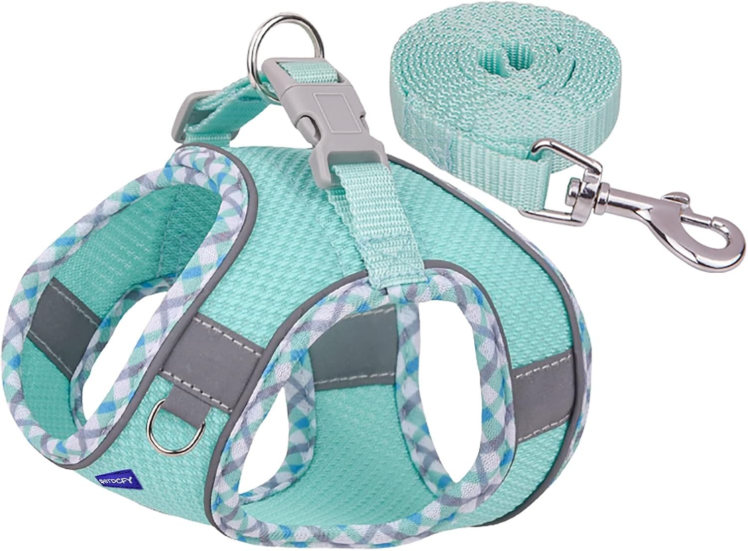 Step in Mesh Dog Harness and Leash Set Breathable Air Mesh Harness - Image 2