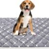 Bubble bear Dog Crate Pad - Ultra Soft, Washable Crate Mat, Anti-Slip Kennel Pad for Small/Medium/Large Dogs, Dark-Hued to Hide Stains (36"x23")