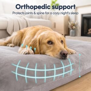 Alternative view of Magic Dog Orthopedic Extra Large Dog Bed 47 Inch, Super Soft XL Pet Bed