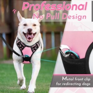 Alternative view of Eagloo Dog Harness for Large Dogs, No Pull Pet Vest with 2 Leash Clips