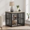 Lyromix 27'' Dog Crate Furniture with 3 Doors for Puppy Small Dogs