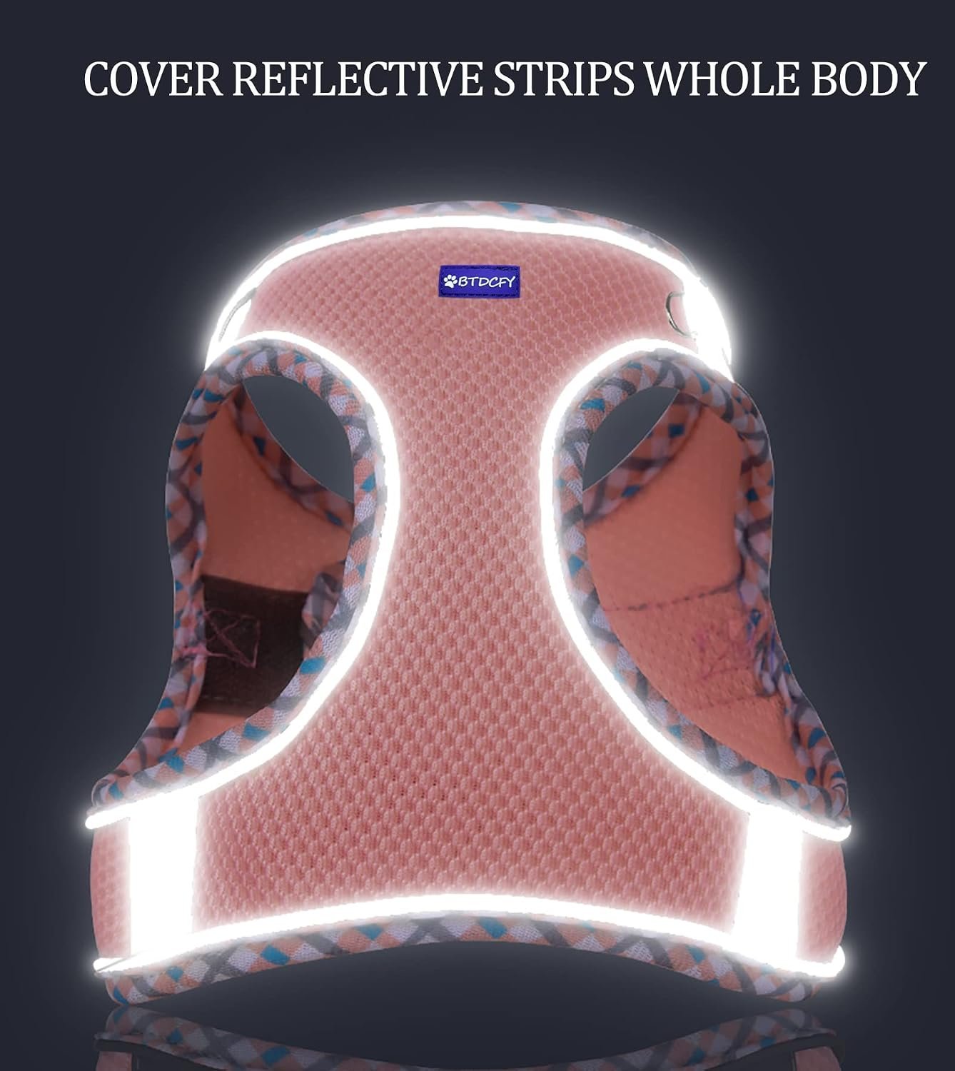 Step in Mesh Dog Harness and Leash Set Breathable Air Mesh Harness - Image 6