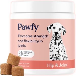 Pawfy Hip & Joint Supplement for Dogs - Glucosamine Chondroitin & MSM
