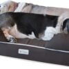 PetFusion Ultimate Dog Bed, Orthopedic Memory Foam, Multiple Sizes and Colors, Medium Firmness Pillow, Waterproof Liner, YKK Zippers, Breathable 35% Cotton Cover
