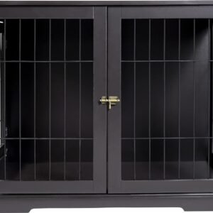 TRIXIE 29.5" Indoor Dog Crate, Wooden Crate Table for Dogs Up to 25 lb, Small Dog Kennel, Perfect in Any Room, Brown