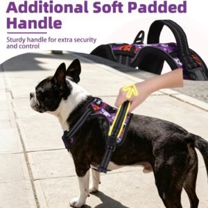 Alternative view of PUPTECK No Pull Halloween Dog Harness for Large, Reflective with Handle