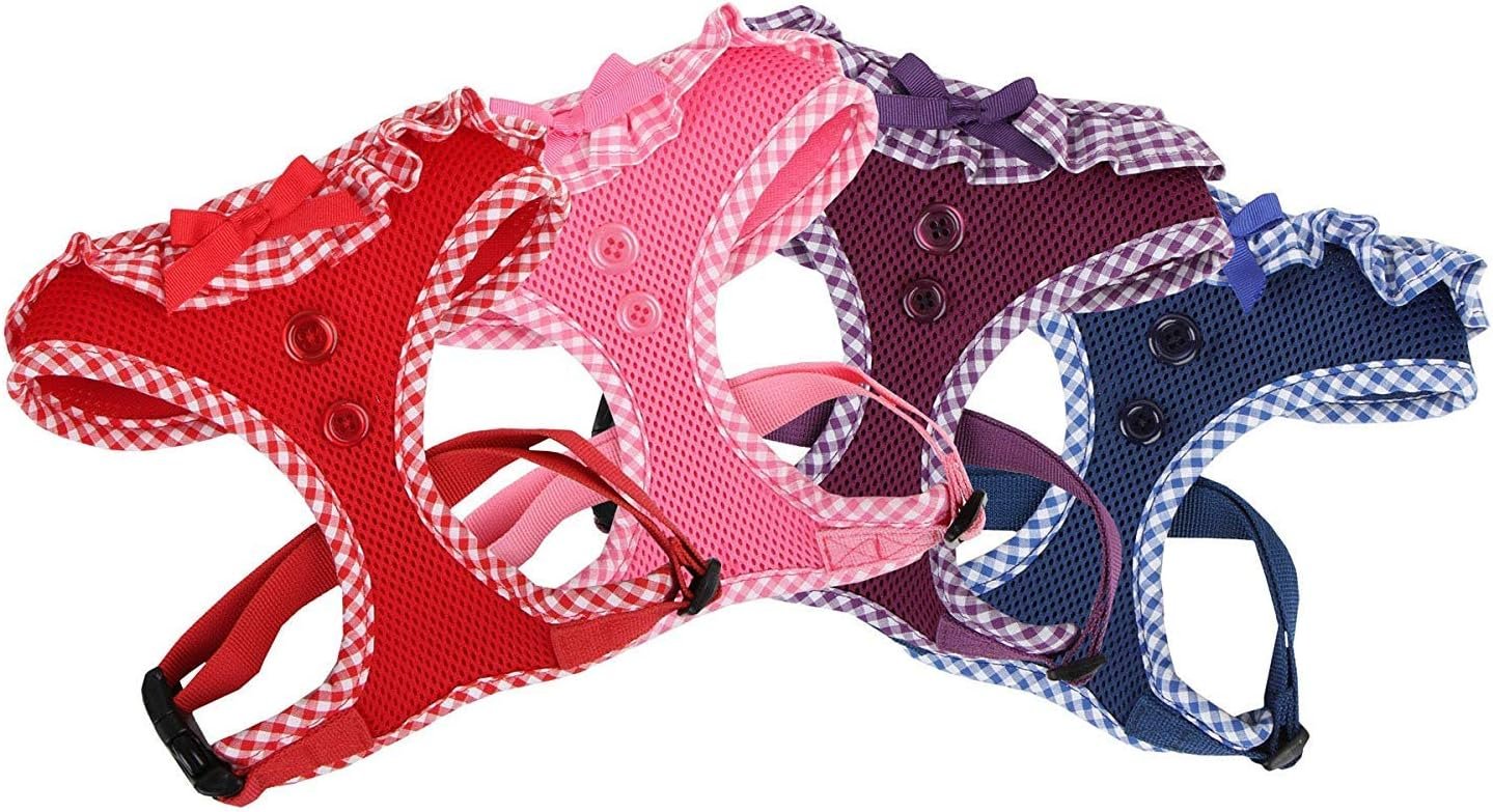 Authentic Puppia Vivien Harness, Pink, Small - Image 4