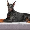 WATANIYA PET Cooling Dog Bed - Memory Foam Washable with Waterproof Liner and Cooling Gel Mattress, Fits up to 130 lbs Pets