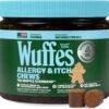 Dog Allergy Chews, Anti-Itch Support for Itchy Skin & Paw Licking. Colostrum (50% IgG), Quercetin, Omega-3 & Turkey Tail. Supports Immune & Histamine Response for Allergy Support. 60 Chews