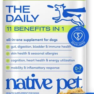 Native Pet The Daily Dog Vitamins and Supplements - Multivitamin for Dogs