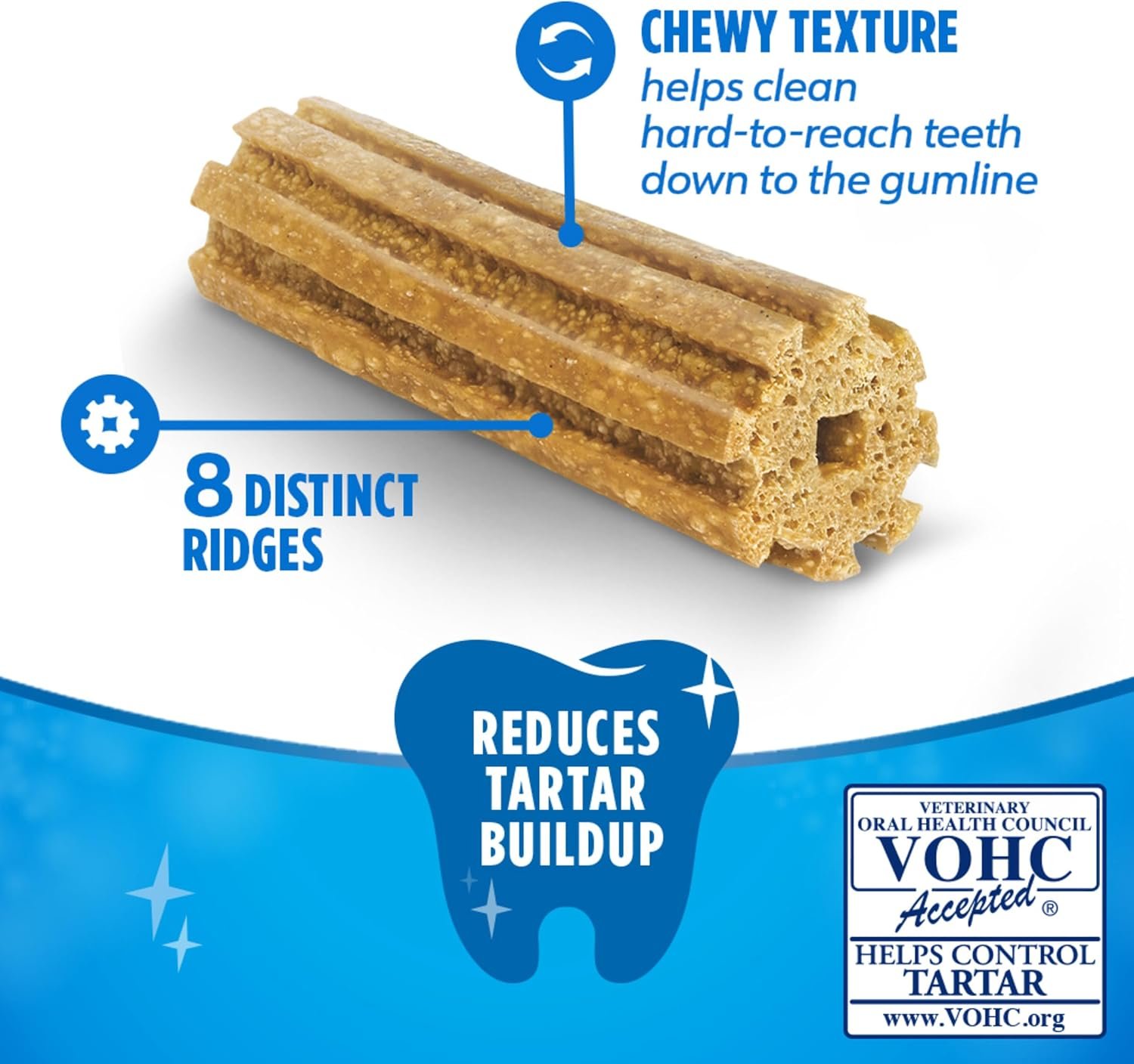 Dentalife Purina Daily Oral Care Dental Dog Treats for Small Dogs, 58 ct - Image 3