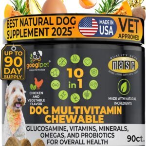 Googipet Dog Multivitamin Chewable, Vitamins & Supplements, Vet Approved