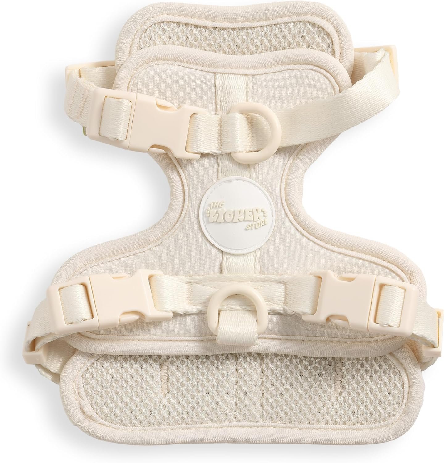 HNS1000L Arlo Extra Small Adjustable Soft Padded No Pull Pet Harness with 3 Buckles and 3 Leash Clips, Bailey