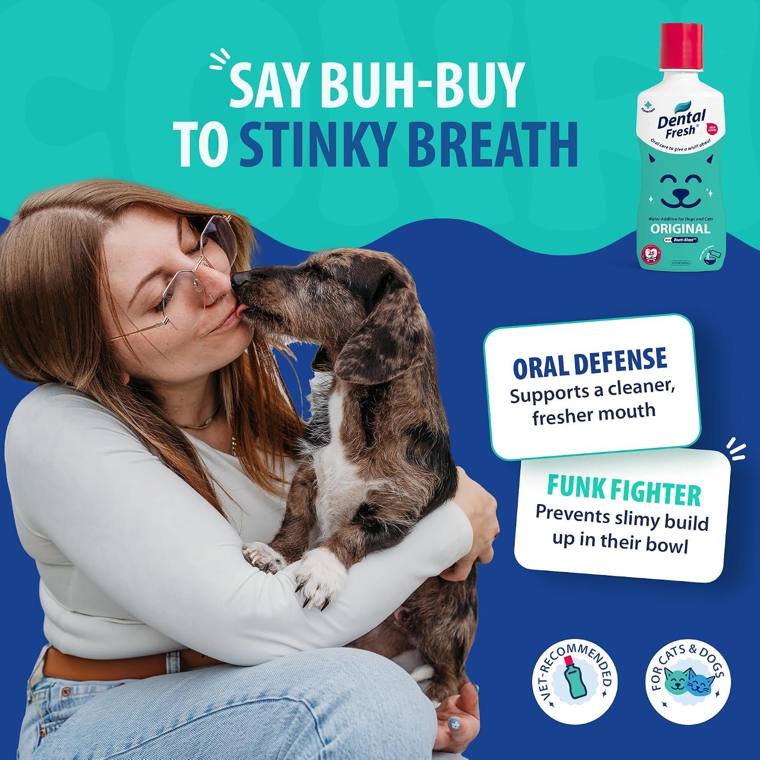 Dental Fresh Water Additive Flavorless Dental Care for Dogs & Cats 8 fl oz - Image 6