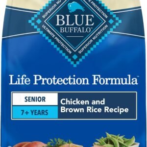 Blue Buffalo Life Protection Formula Chicken Senior 7+ Dry Dog Food, 5 lb