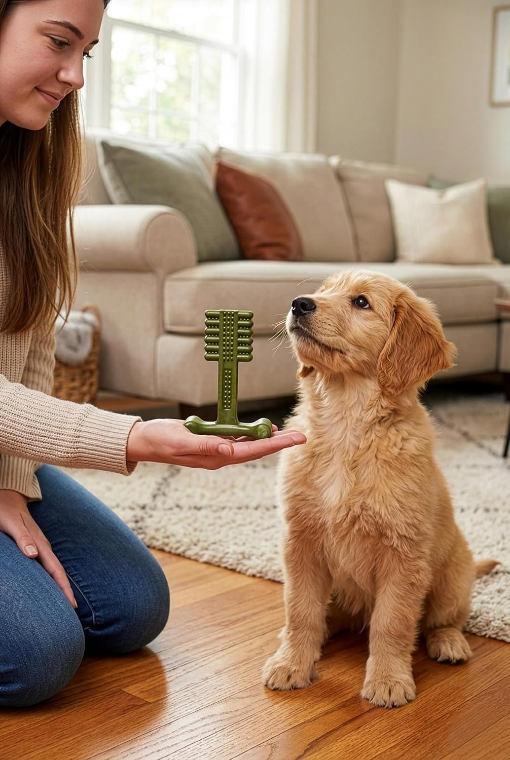 SPOT Bam-Bones Plus Toothbrush Dog Chew Toy for Small Dogs 10–30 lbs, Bamboo & Nylon Dental Chew with Mint & Baking Soda, Cleans Teeth & Freshens Breath, for Moderate to Heavy Chewers, 4 Inch - Image 7