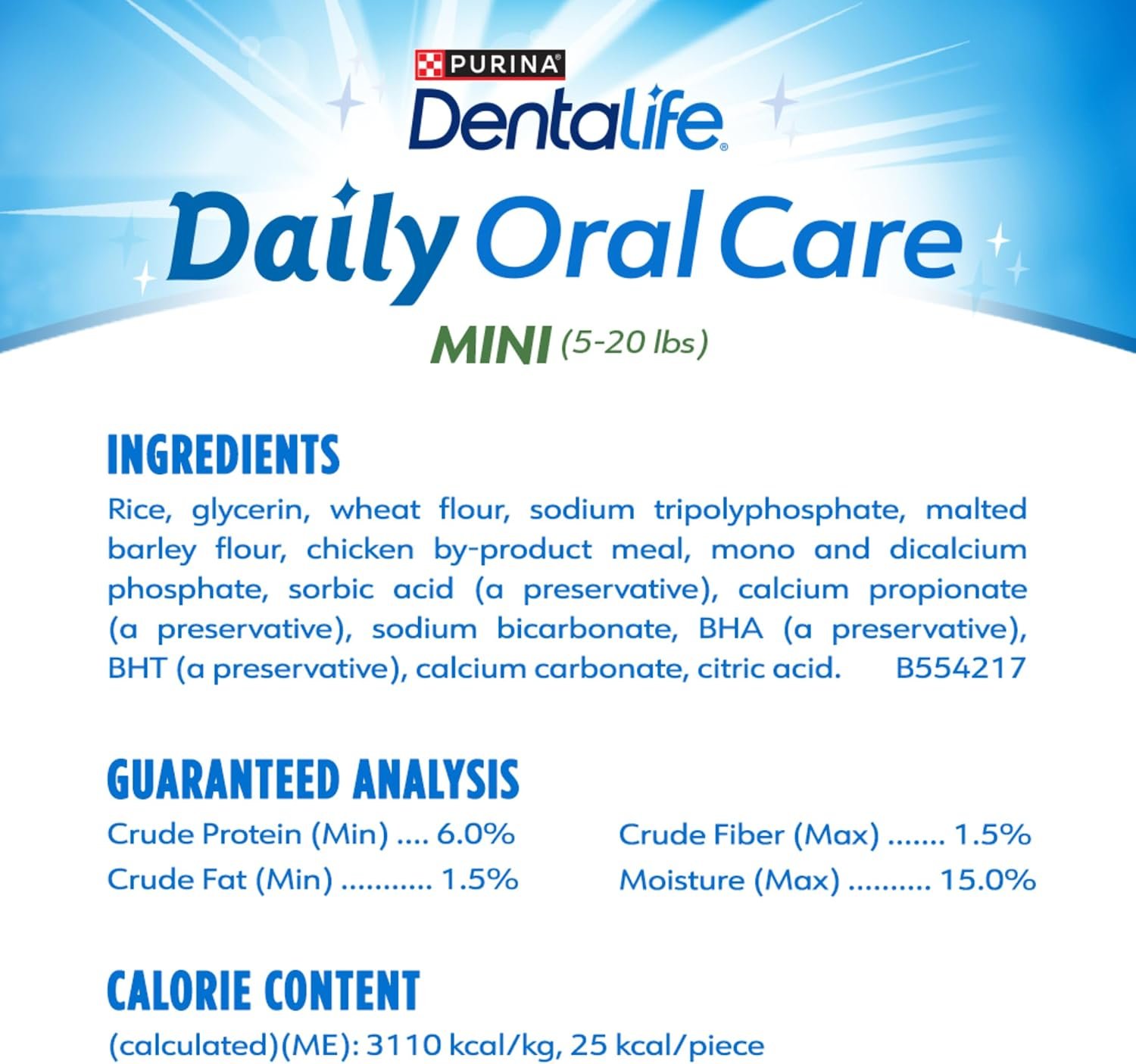 Dentalife Purina Daily Oral Care Dental Dog Treats for Small Dogs, 58 ct - Image 5