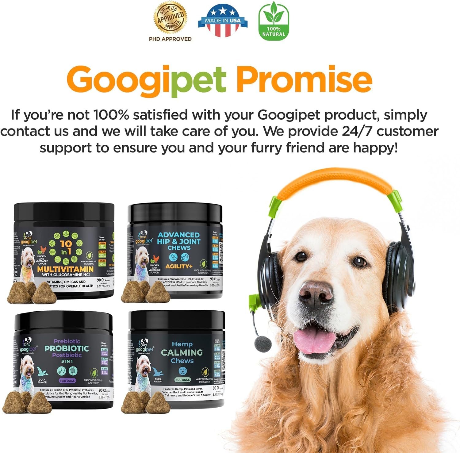Googipet Dog Multivitamin Chewable, Vitamins & Supplements, Vet Approved - Image 9