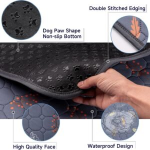 Alternative view of 2 Pack Washable Guinea Pig Pee Pads, 24"x48" Reusable Cage Liners